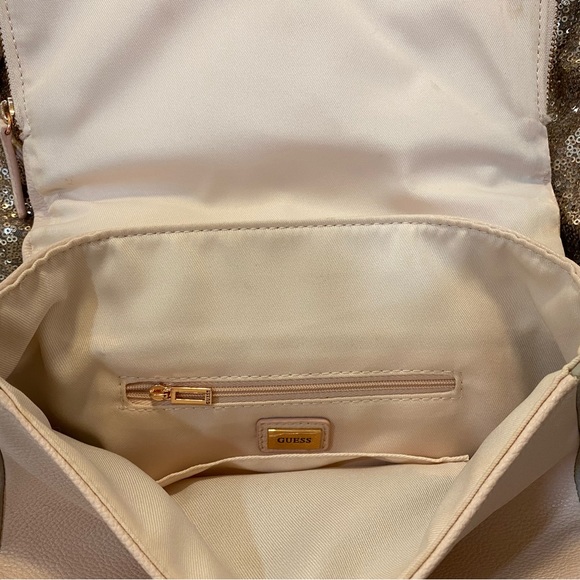 Guess - Soft Pink/Beige Purse with Rose Gold Hardware - Picture 3 of 8
